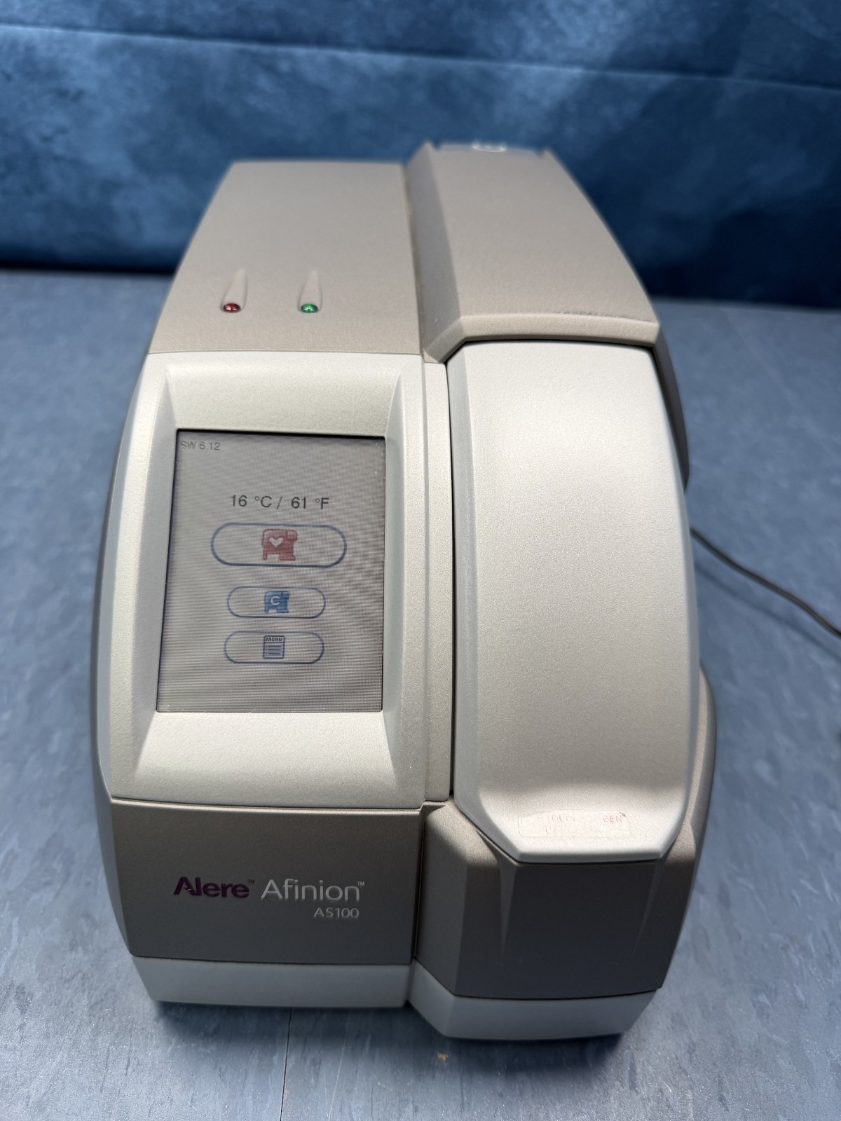 Alere Afinion AS100 HBA1C Point of Care Blood Analyzer with Power Supply Waranty