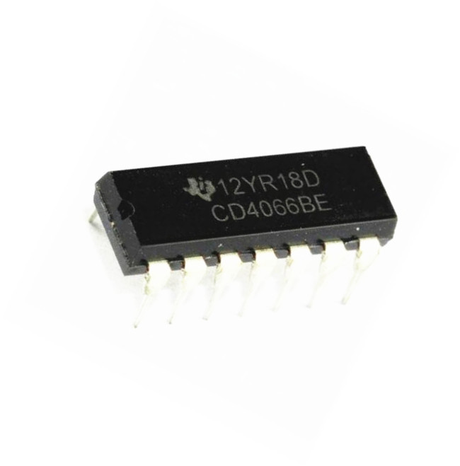 100PCS CD4066 TI DIP-14 CMOS QUAD BILATERAL SWITCH NEW IC