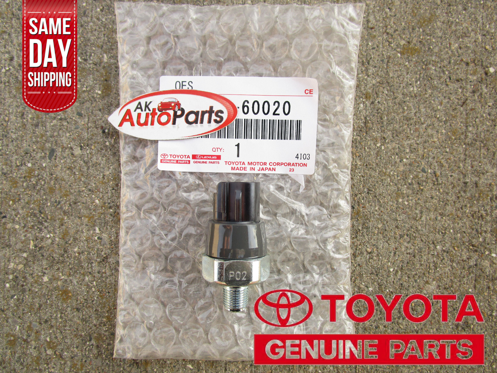 11 - 23 TOYOTA TACOMA ENGINE OIL PRESSURE SENSOR SWITCH OEM NEW
