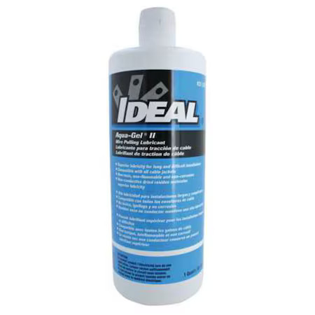 Ideal 31-378 Wire Pulling Lubricant, 1 Qt. Bottle, Blue