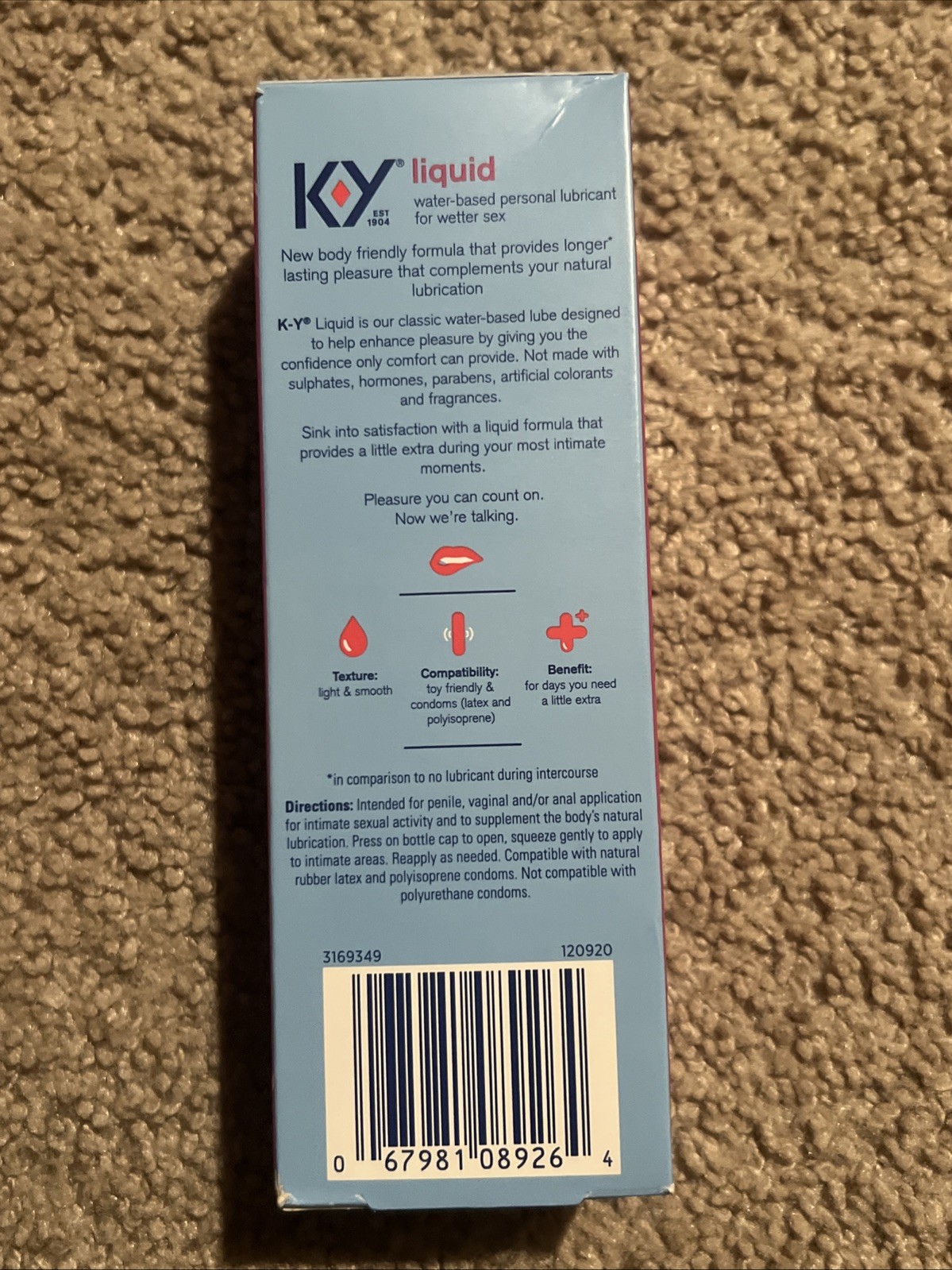 KY Smooth Classic Water-Based Personal Lubricant 4.5oz X2 Exp 06/2026+