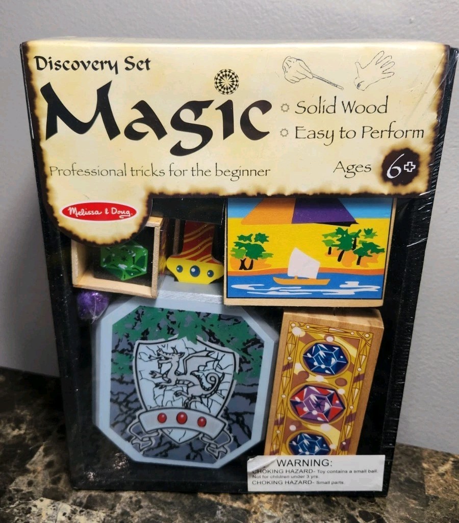 New Melissa & Doug Discovery Set Magic Solid Wood Ages 6+