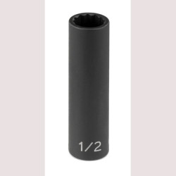 Grey Pneumatic 1116D 3/8" Drive x 1/2" Deep - 12 Point Socket