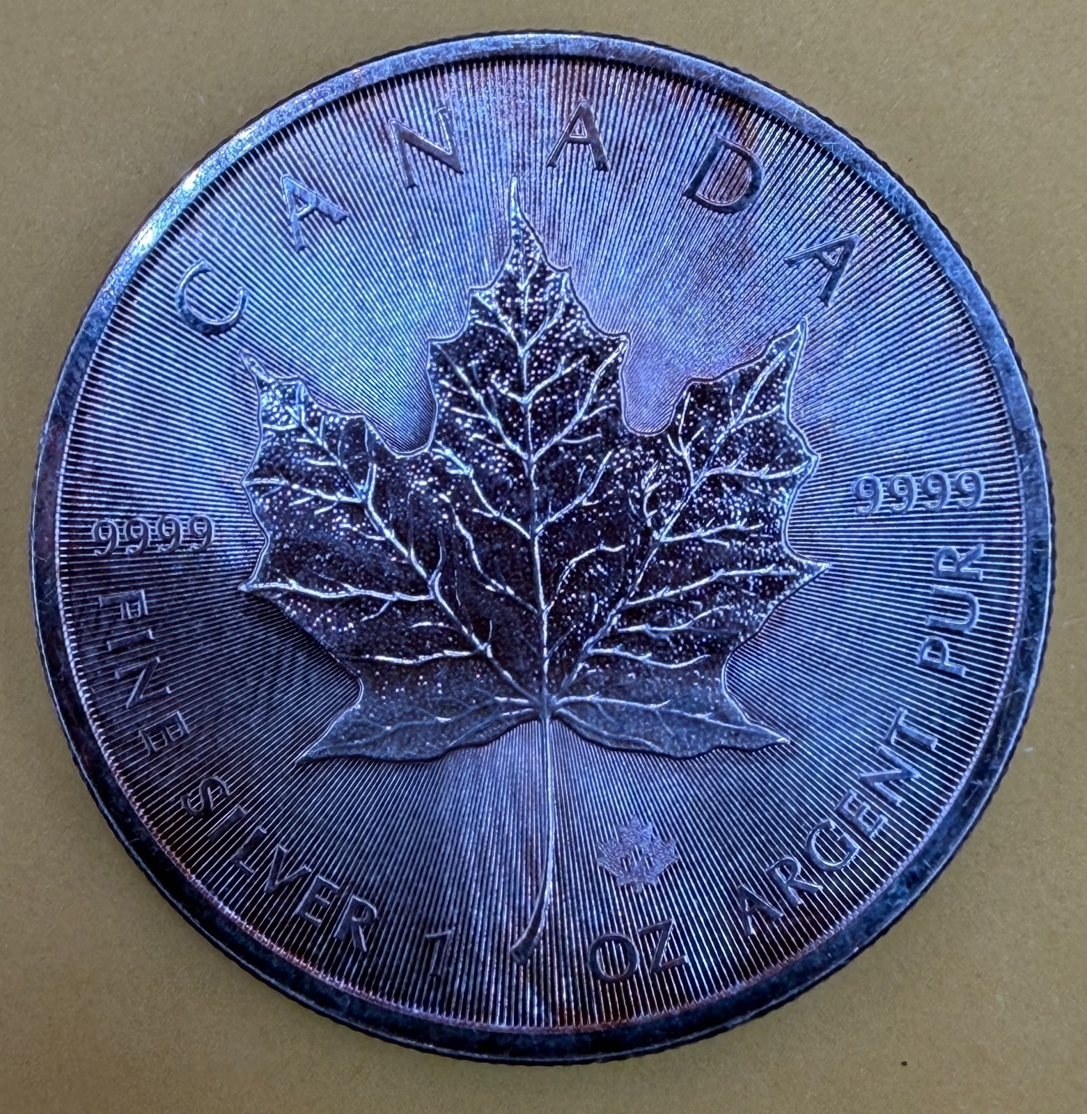2015 Canada $5 Silver Maple Leaf 1 oz .9999 Fine Queen Elizabeth II (JB)
