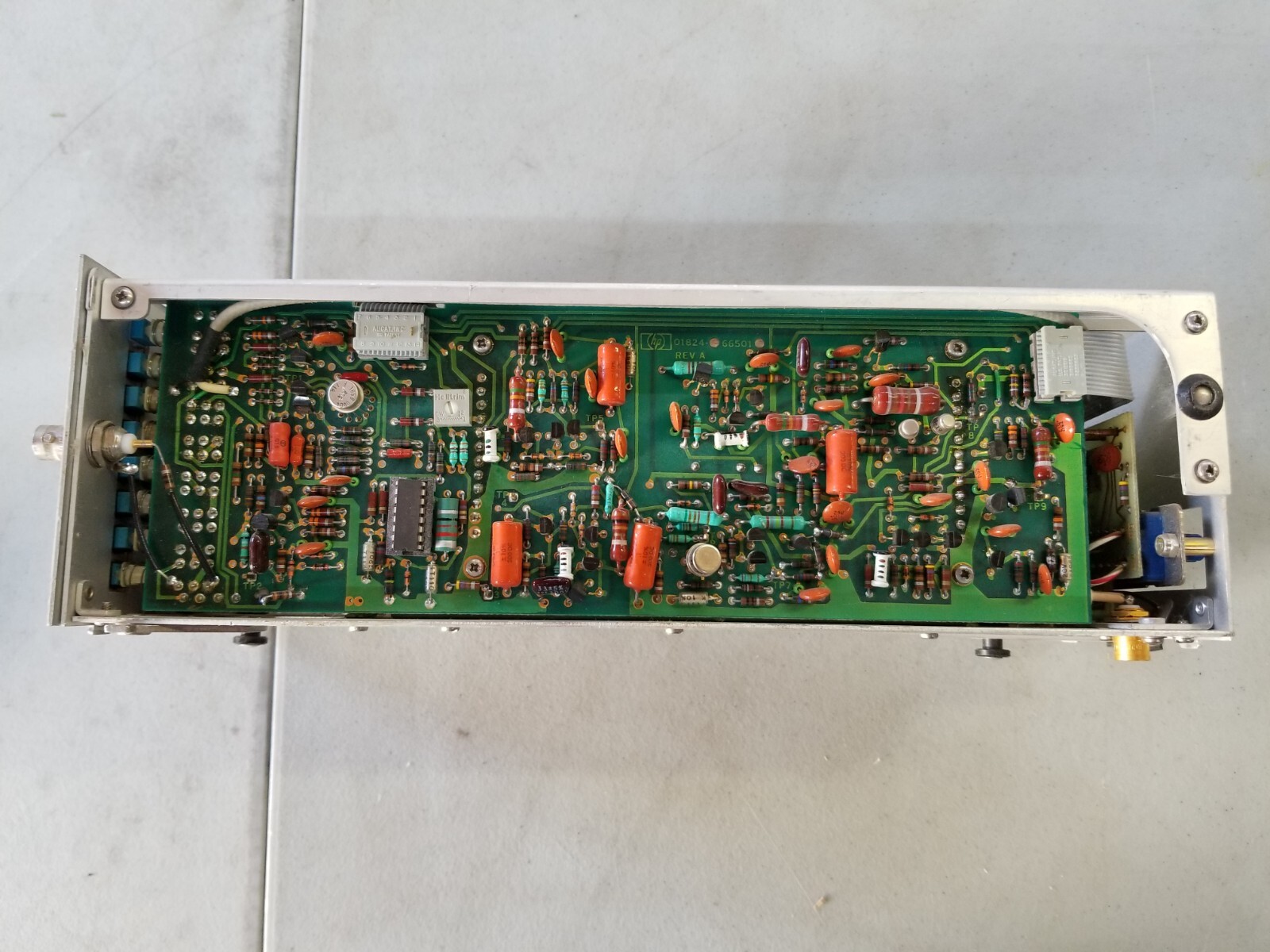 HP 1824A Time base and sweep expander prototype scope plugin