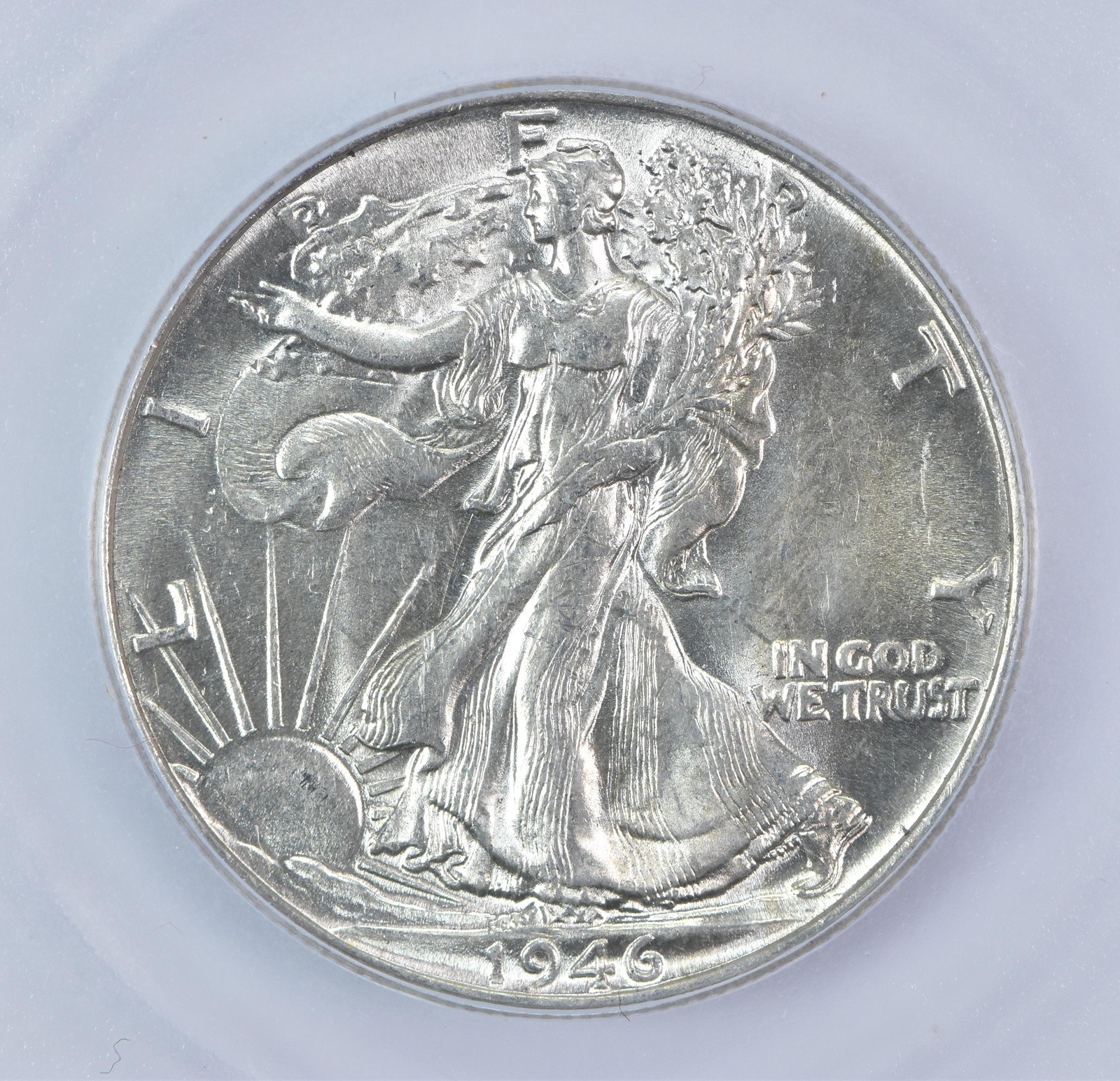 1946 Walking Liberty Half Dollar MS62 ICG