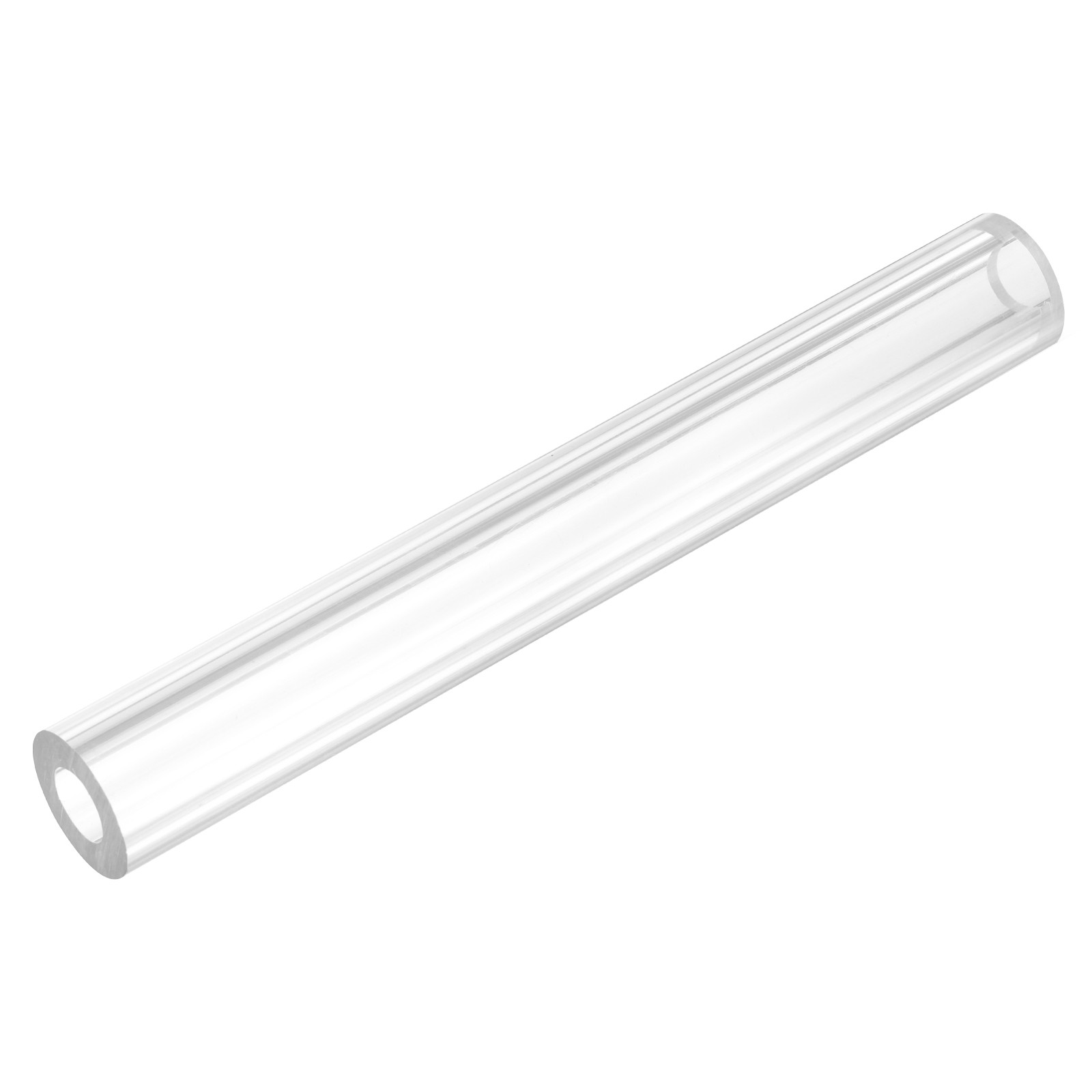 Rigid Round Clear Tubing 10mm ID x 20mm OD x 150mm Length Plastic Tube