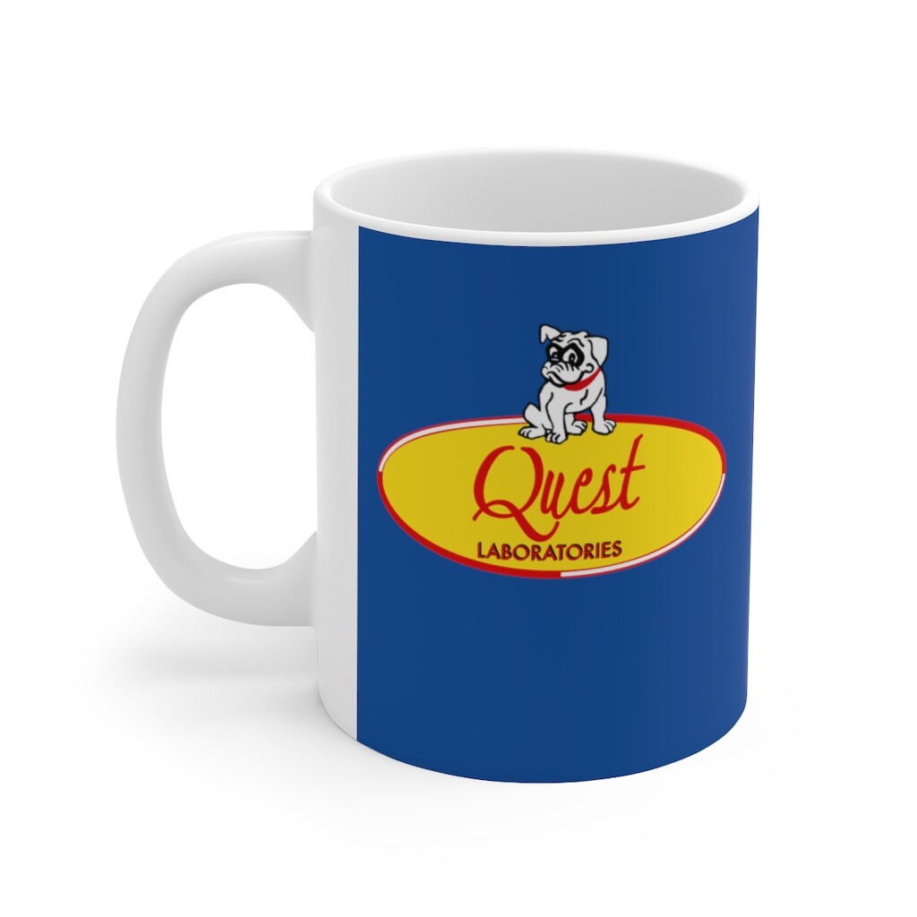 Quest Labs Ceramic Mug 11oz Jonny Quest Johnny