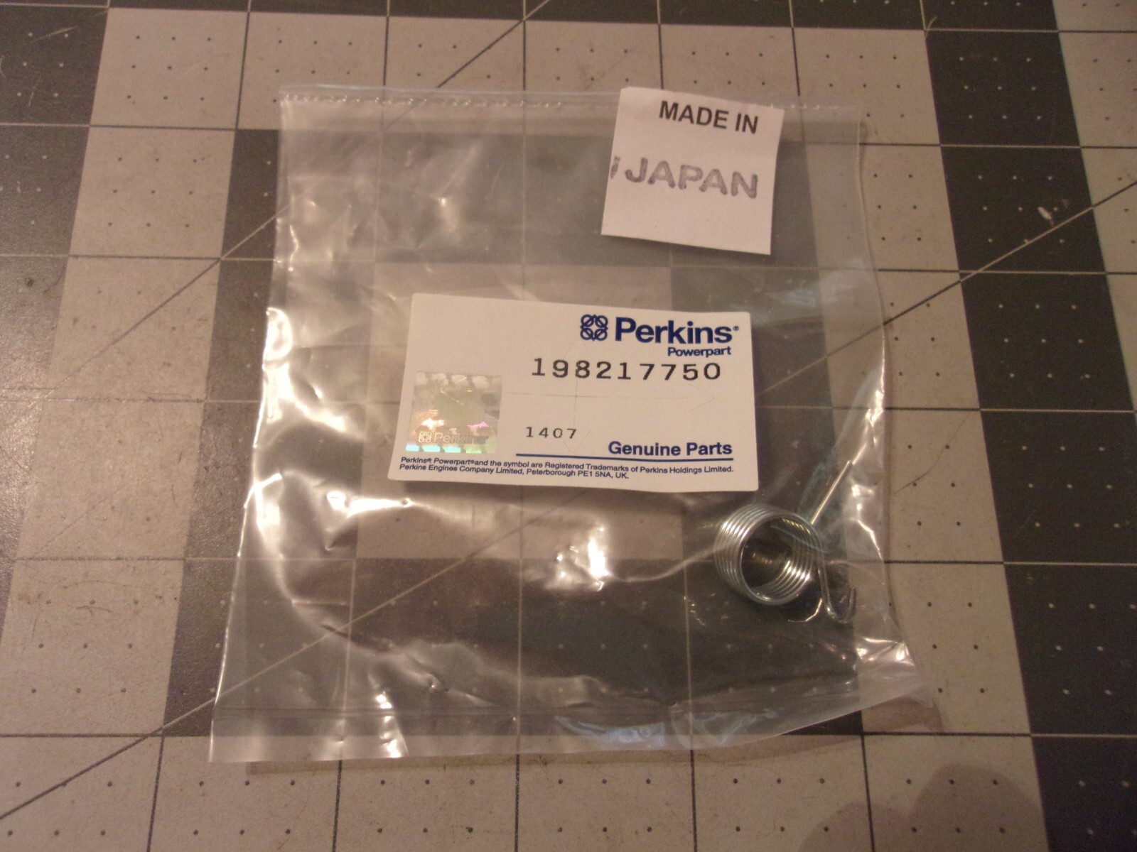 Perkins 198217750 Spring 402F-05 403A-11