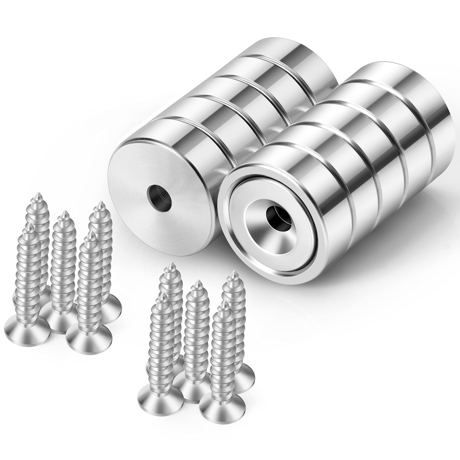 Magnets, 22lb Super Strong Round Magnet with Hole in TheCenter for Mounting...