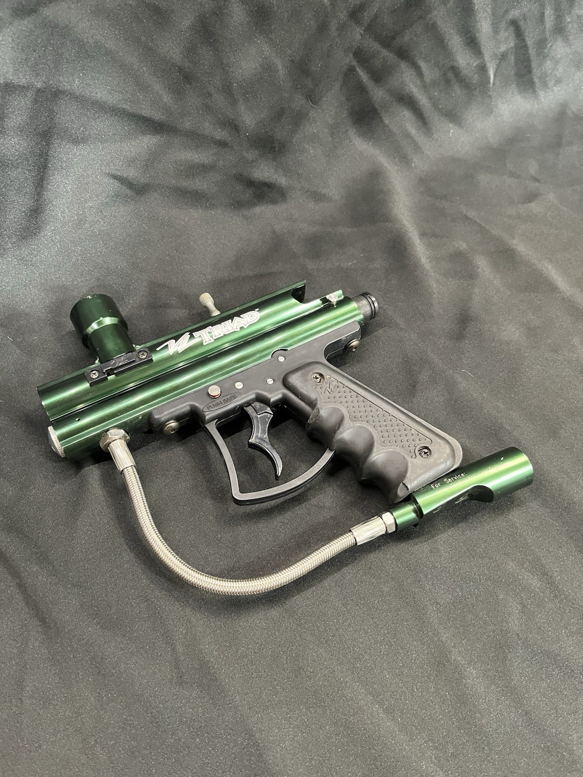 Viewloader VL Triad Semi Auto Paintball Gun Only Green Untested