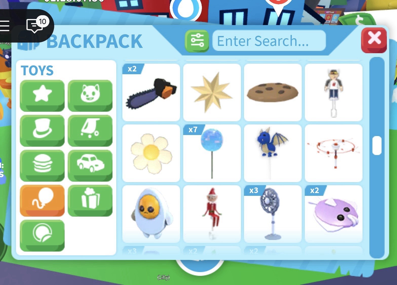 Adopt Me! Roblox Backpack Inventory (READ DESCRIPTION)