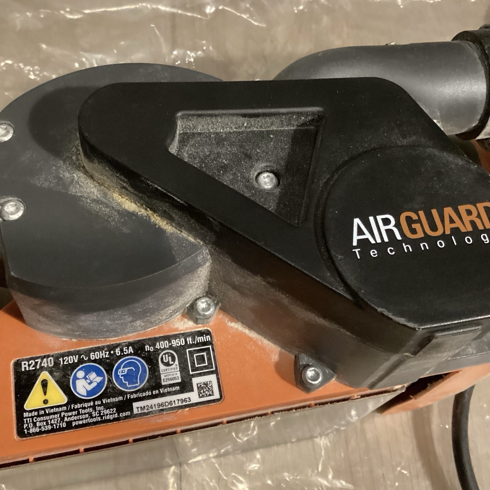 RIDGID 28533 Heavy Duty Variable Speed Belt Sander