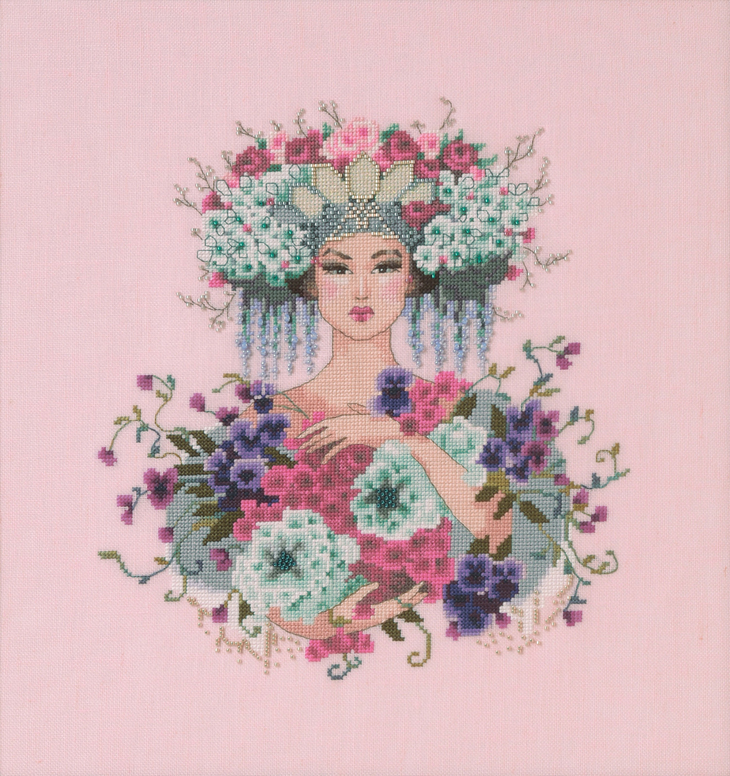 Cross Stitch Chart / Pattern ~ Mirabilia / Nora Corbett Botanical Garden #MD177
