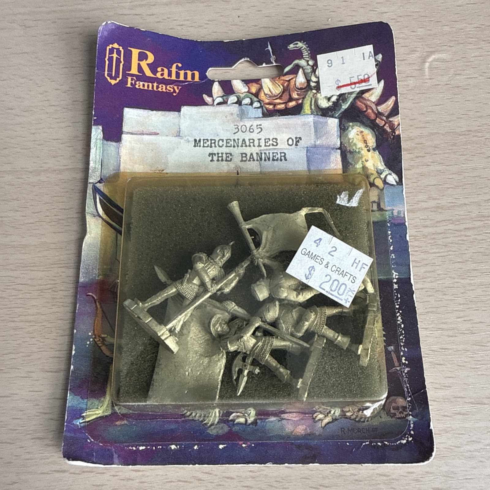 Rafm Games D&D Sealed Box Miniatures 3065 Mercenaries Of The Banner
