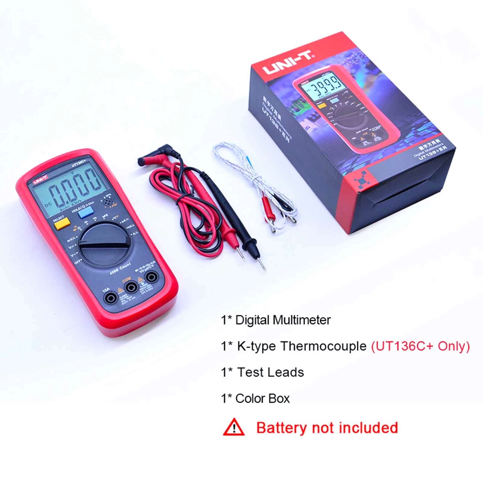 UT136C+ Multimeter Digital multimeter Tester AC DC Voltmeter Ammeter Ohm