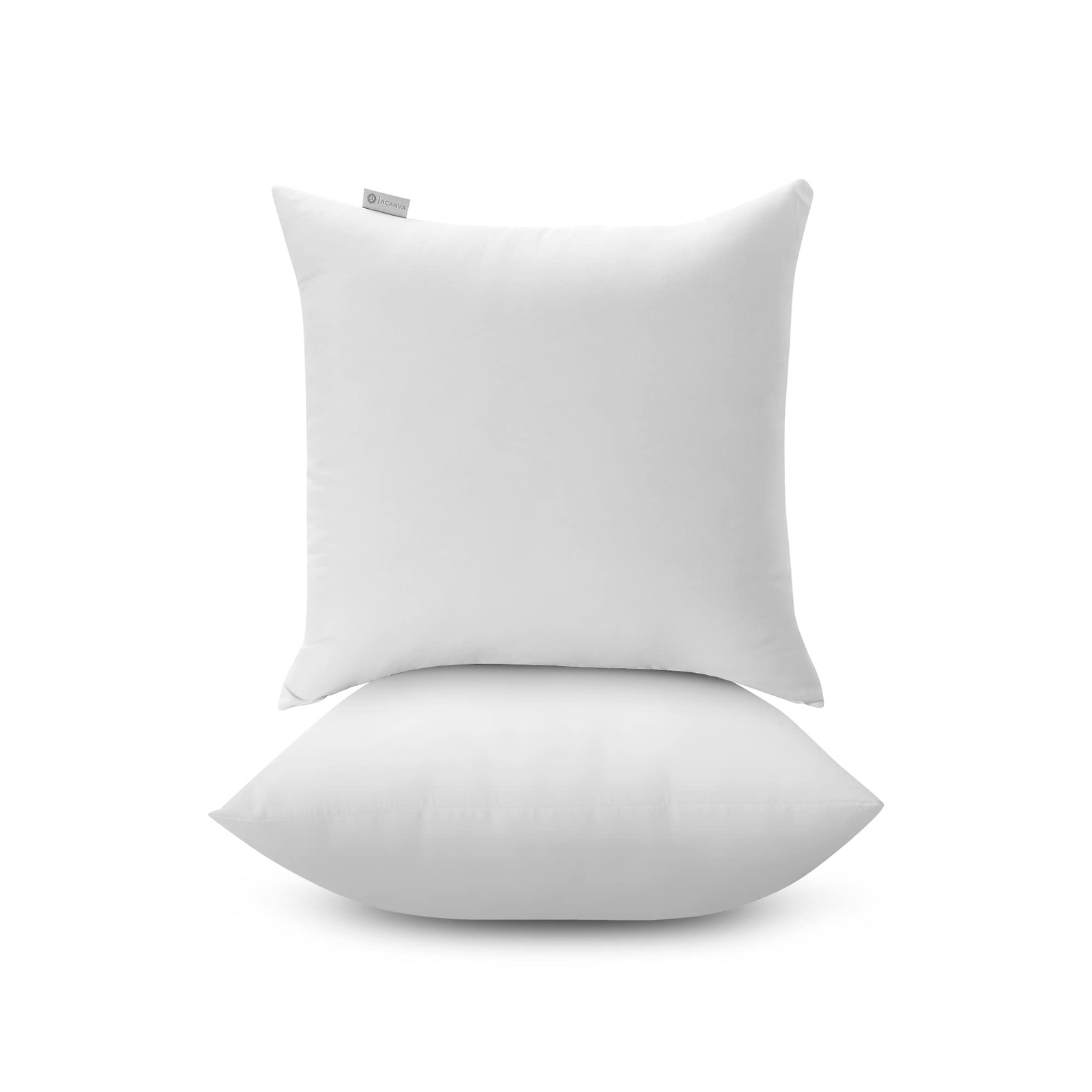 22x22 Throw Pillow Inserts Set of 4, Premium Polyester Fiber Fill Square Sham...