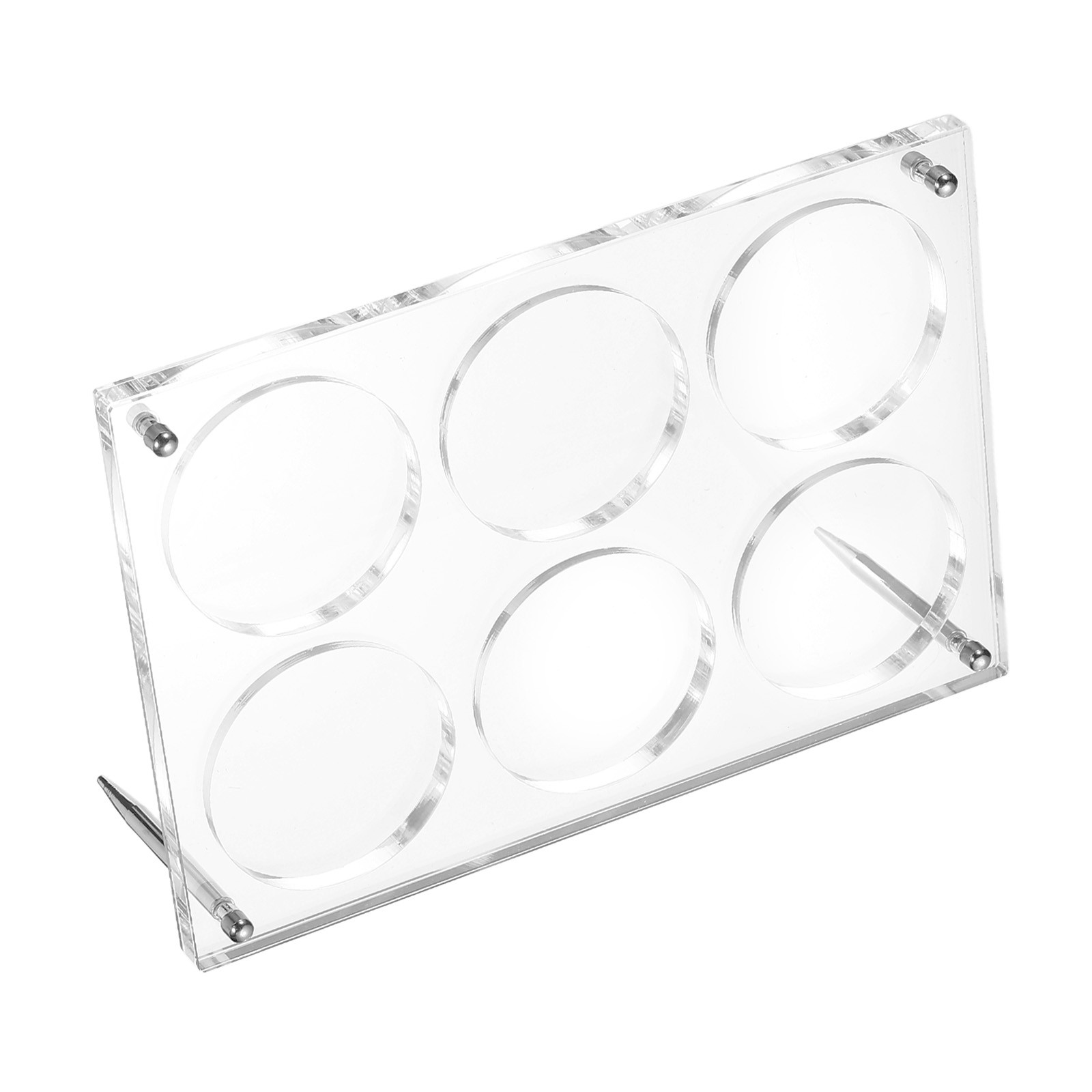 2.3" Acrylic Coin Display Frame 3D Floating Display Case Holder 6 Slots