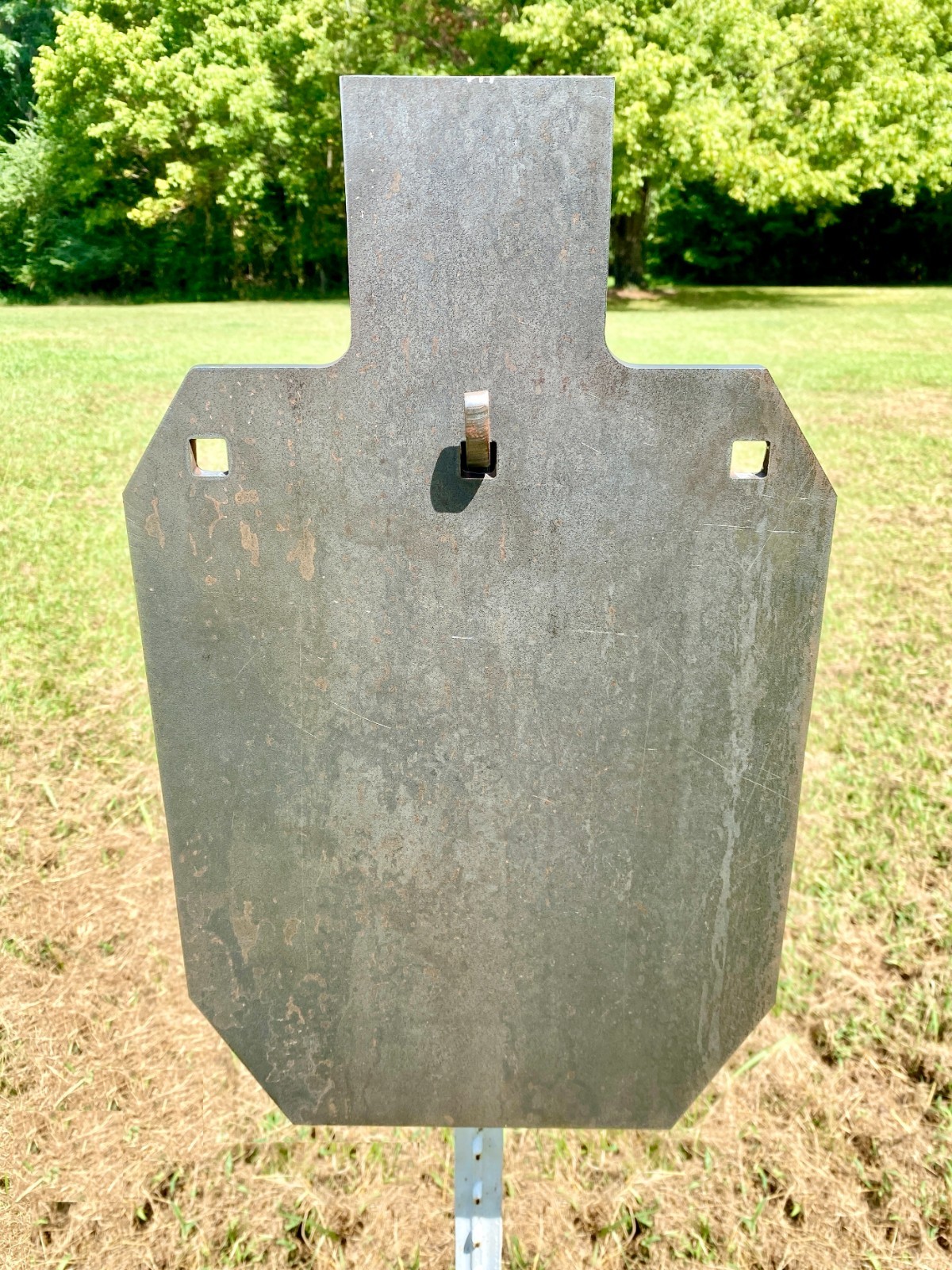 9x15 IDPA/IPSC Steel Shooting Target 3/8" AR500 Range Target w/ T-Post Hook