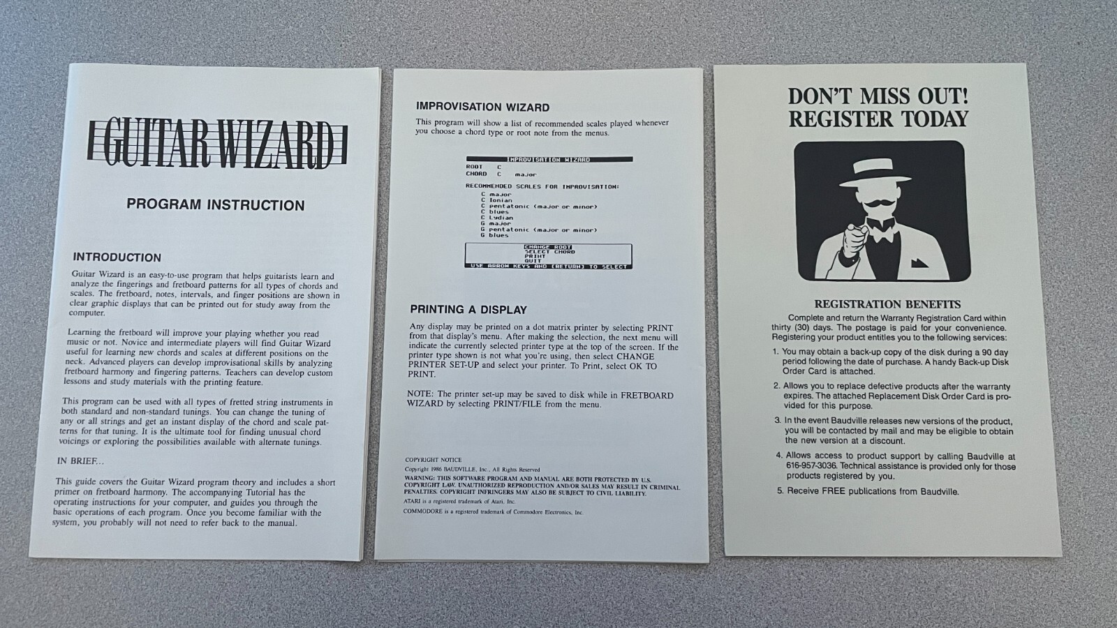 Guitar Wizard - Atari 8-bit & Commodore 64