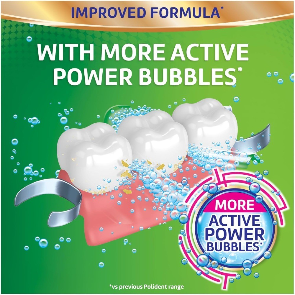 Overnight Whitening Antil Denture Cleaner Tablets 60 Count Effervescent