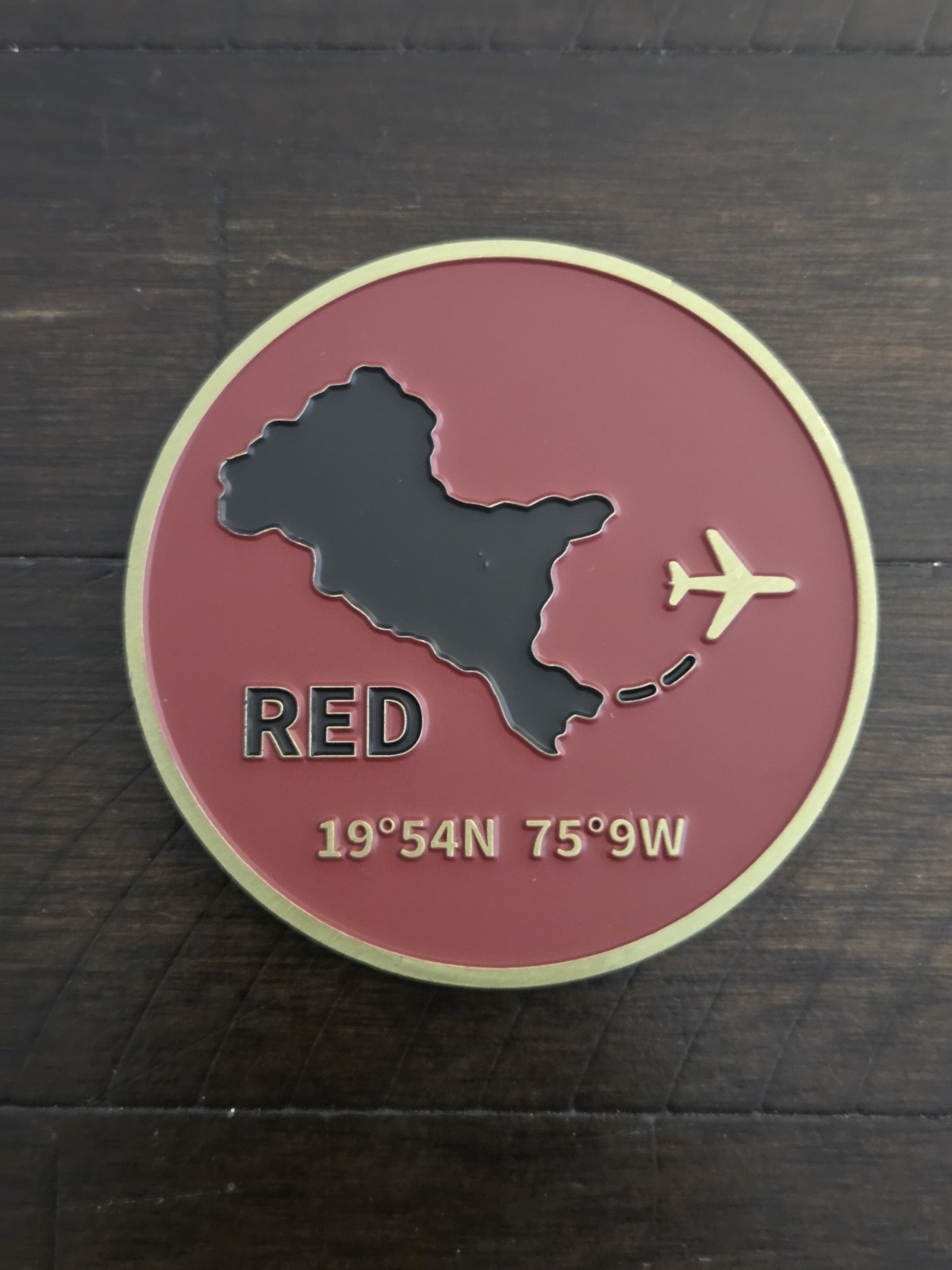 RARE! CIA Detention Site RED Guantanamo Bay, GTMO Central Intell Challenge Coin