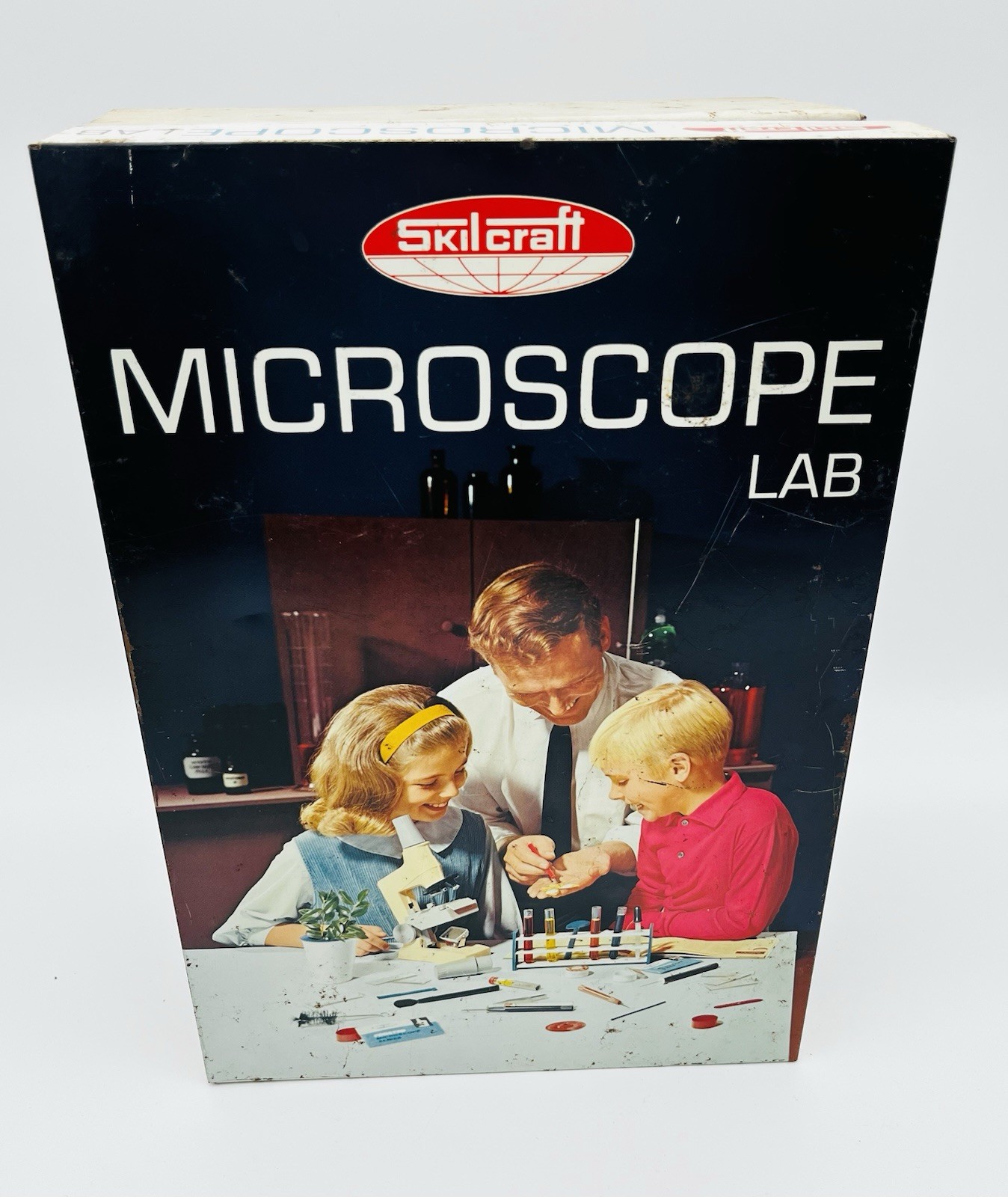Vintage 1969 SkilCraft World Of Science Microscope Lab (CASE ONLY)
