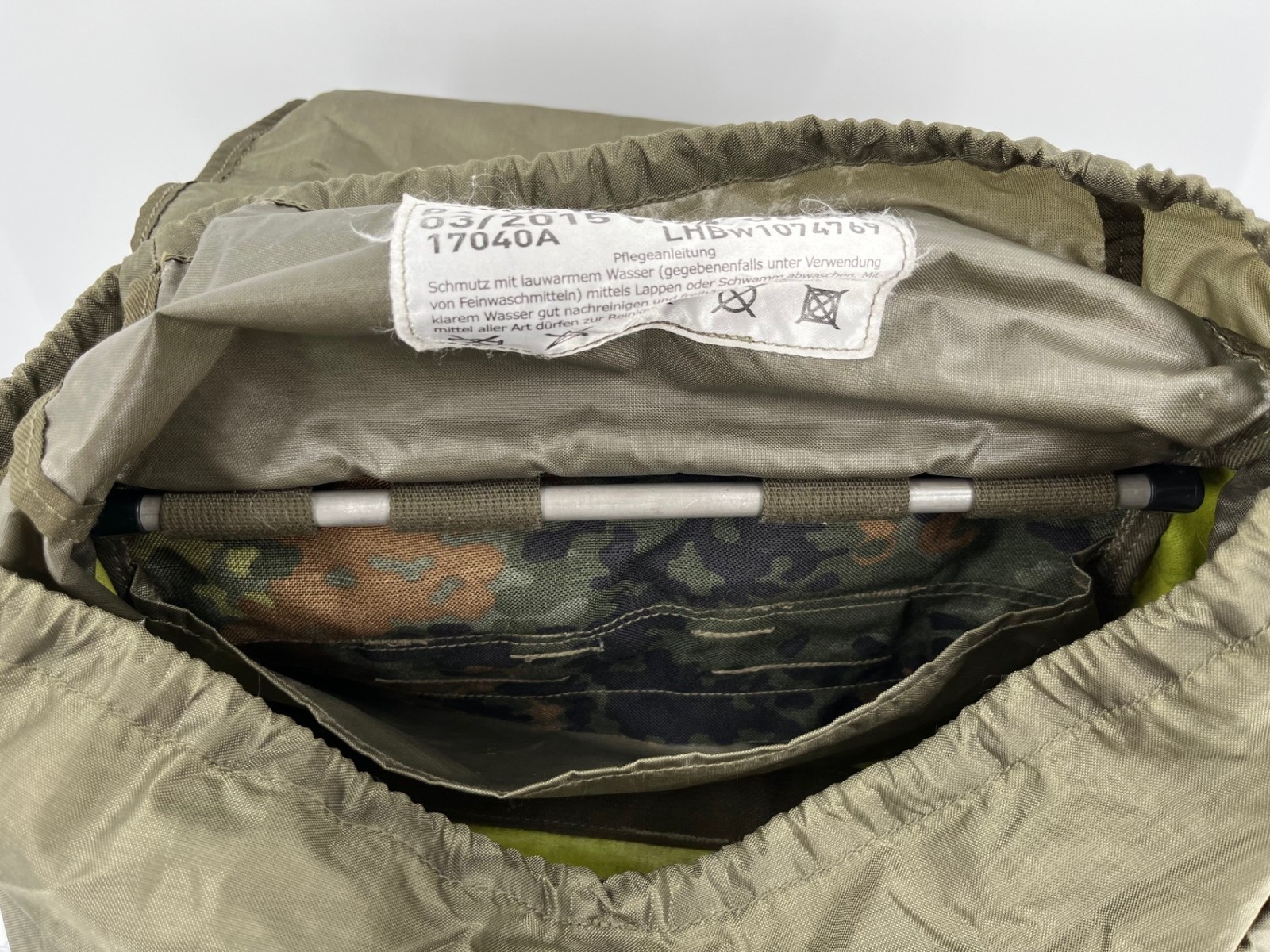 German Bundeswehr Flektarn Rucksack