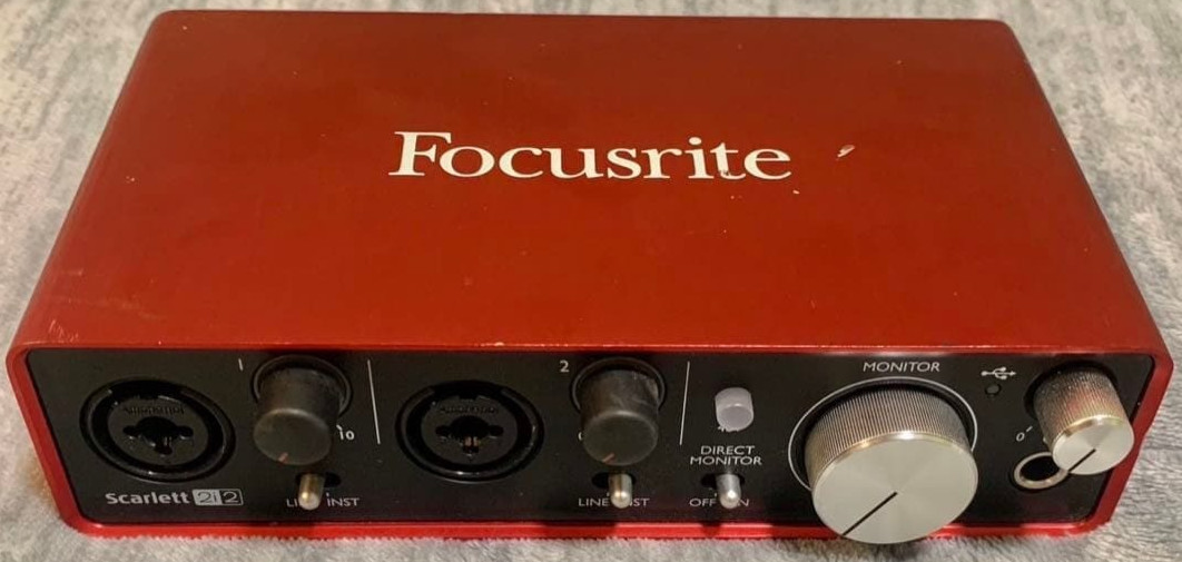 Focusrite Scarlett 2i2 Gen1 Audio Interface Good GP