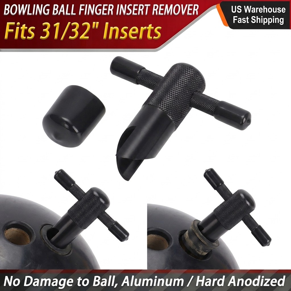 Bowling Ball Finger Insert Removal Tool, 31/32" Diameter 3132 Aluminum Connector
