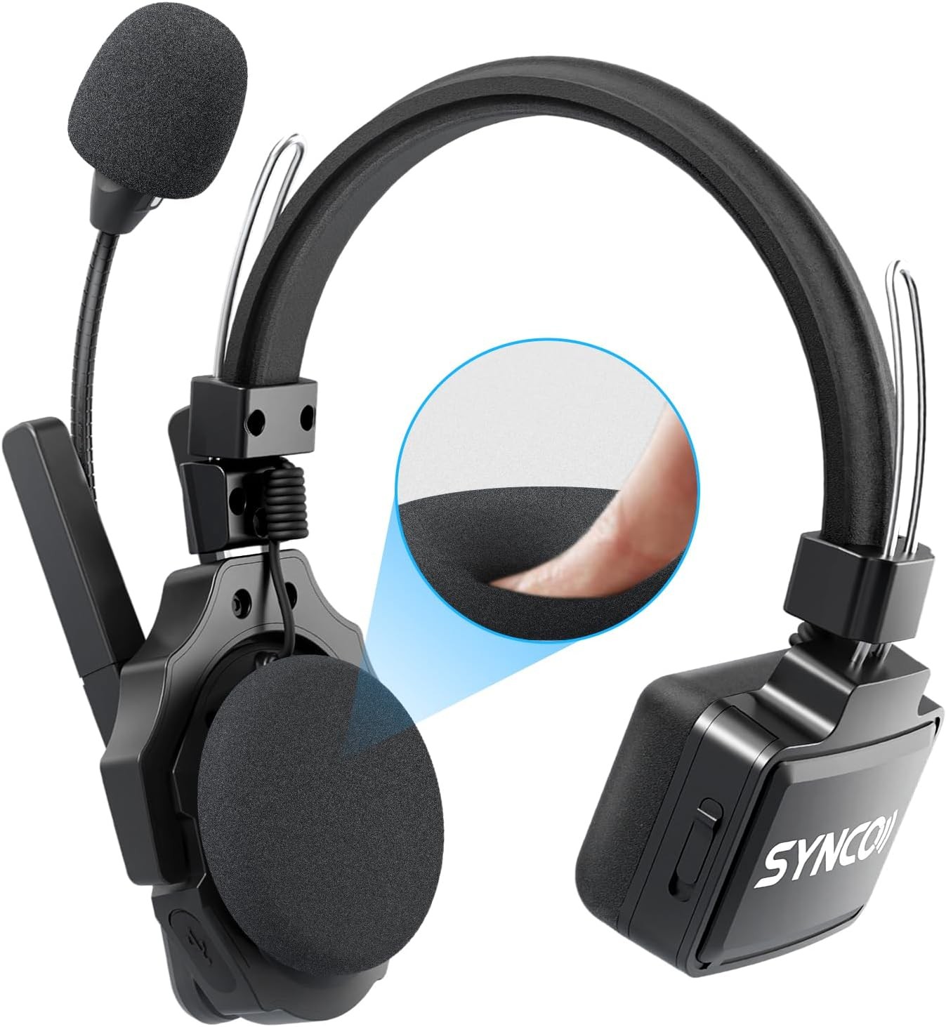 Mic Windshield & One-Ear Foam Cushion Combo Pack For SYNCO XTALK Headsets