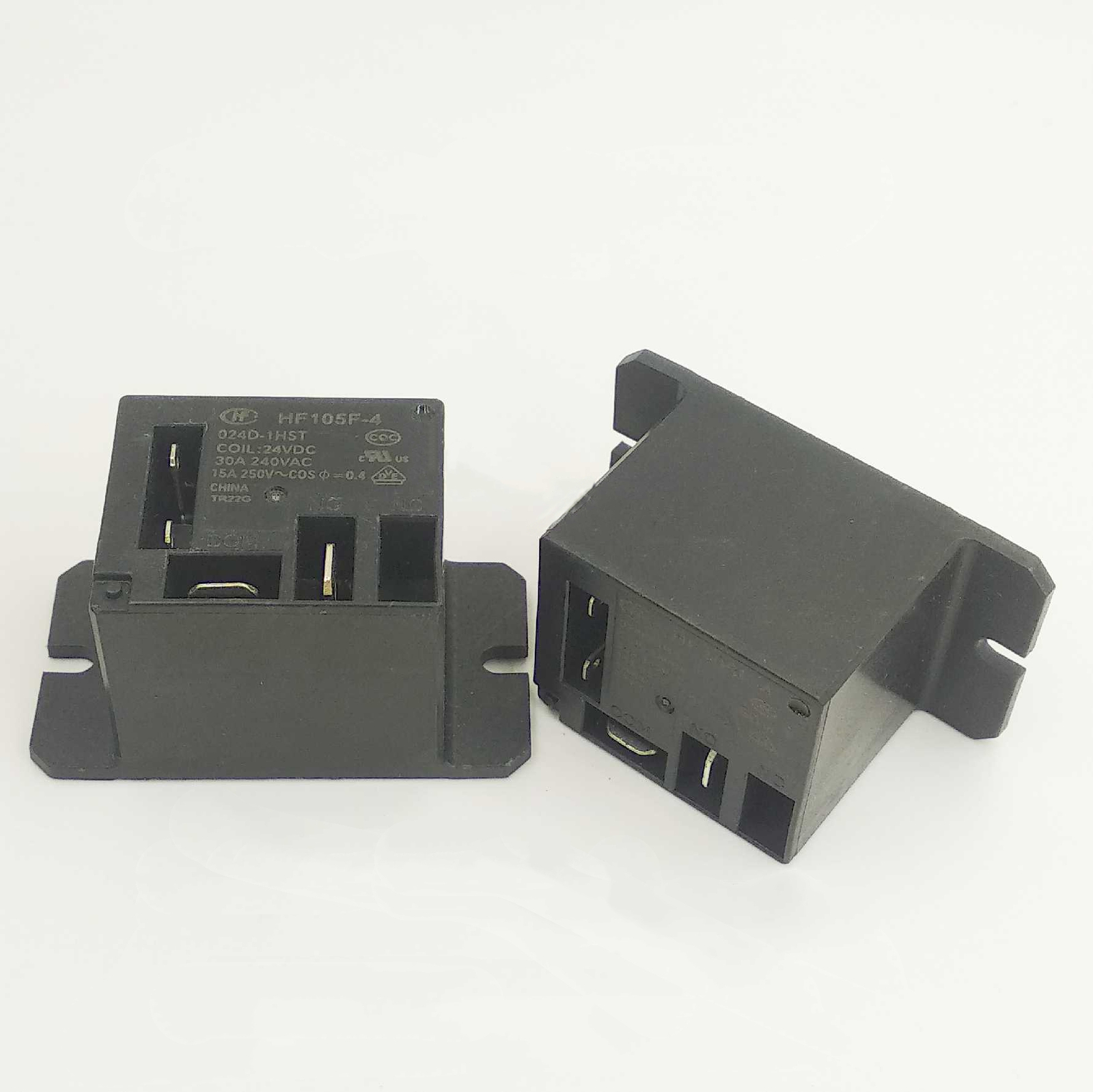 HONGFA HF105F-4-024D-1HST 24VDC Power Relay 30A 240VAC 4Pins 1PC