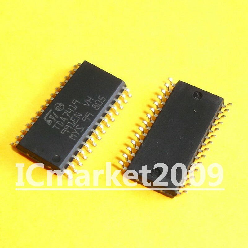 2 PCS TDA7419TR SOP-28 TDA7419 3 Band Car Audio Processor Chip IC