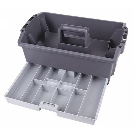Flambeau 16500-2 Utility Tote With Copolymer Resin, 6 7/8 In H X 16 In W