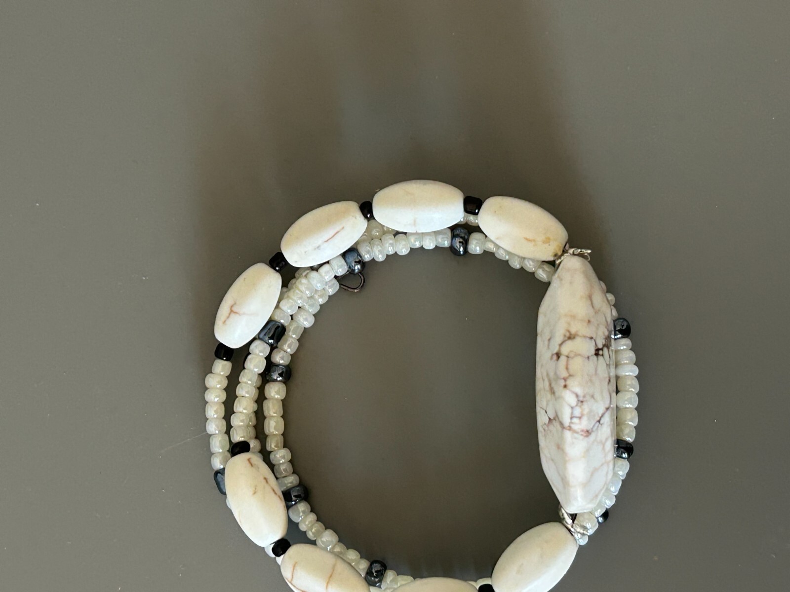 Natural Seed Bead Wrap Bracelet 23010