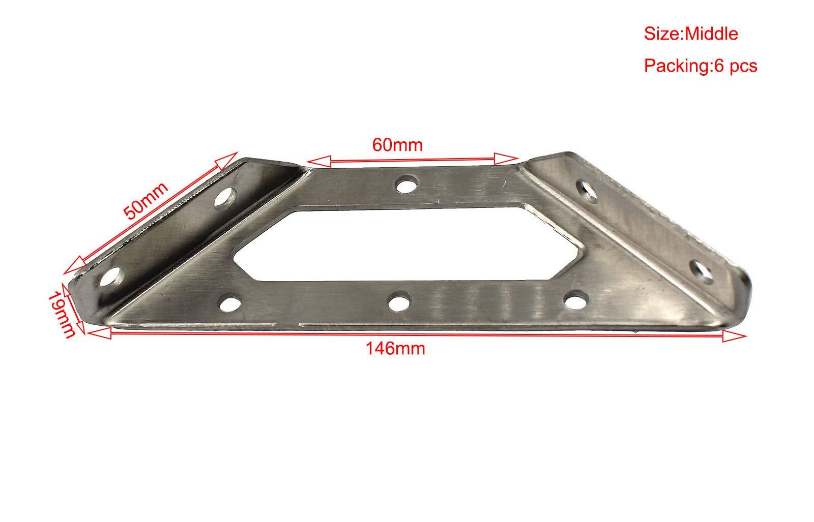 304 Stainless Steel multifuctional Corner Bracket Heavy Duty Triangle Bracket...