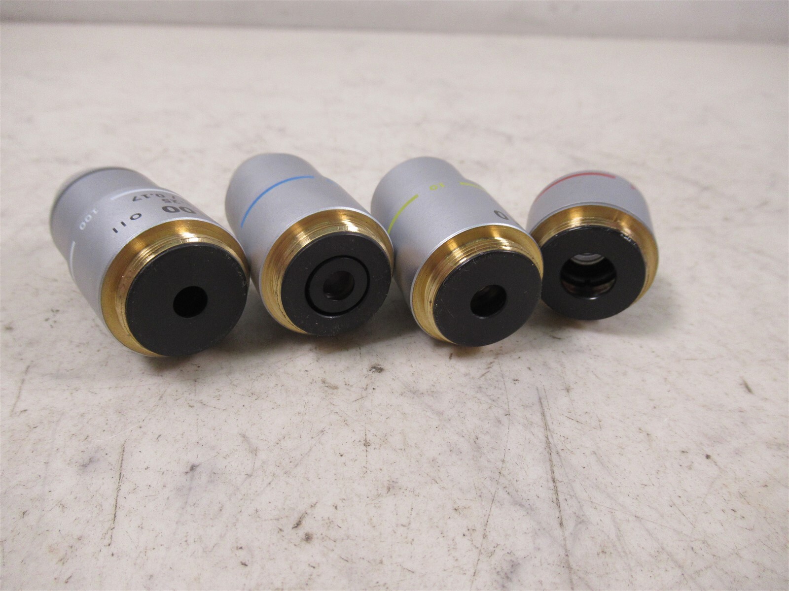 Wolfe Contour Microscope Objective Lenses EA100x EA40x EA10x EA4x