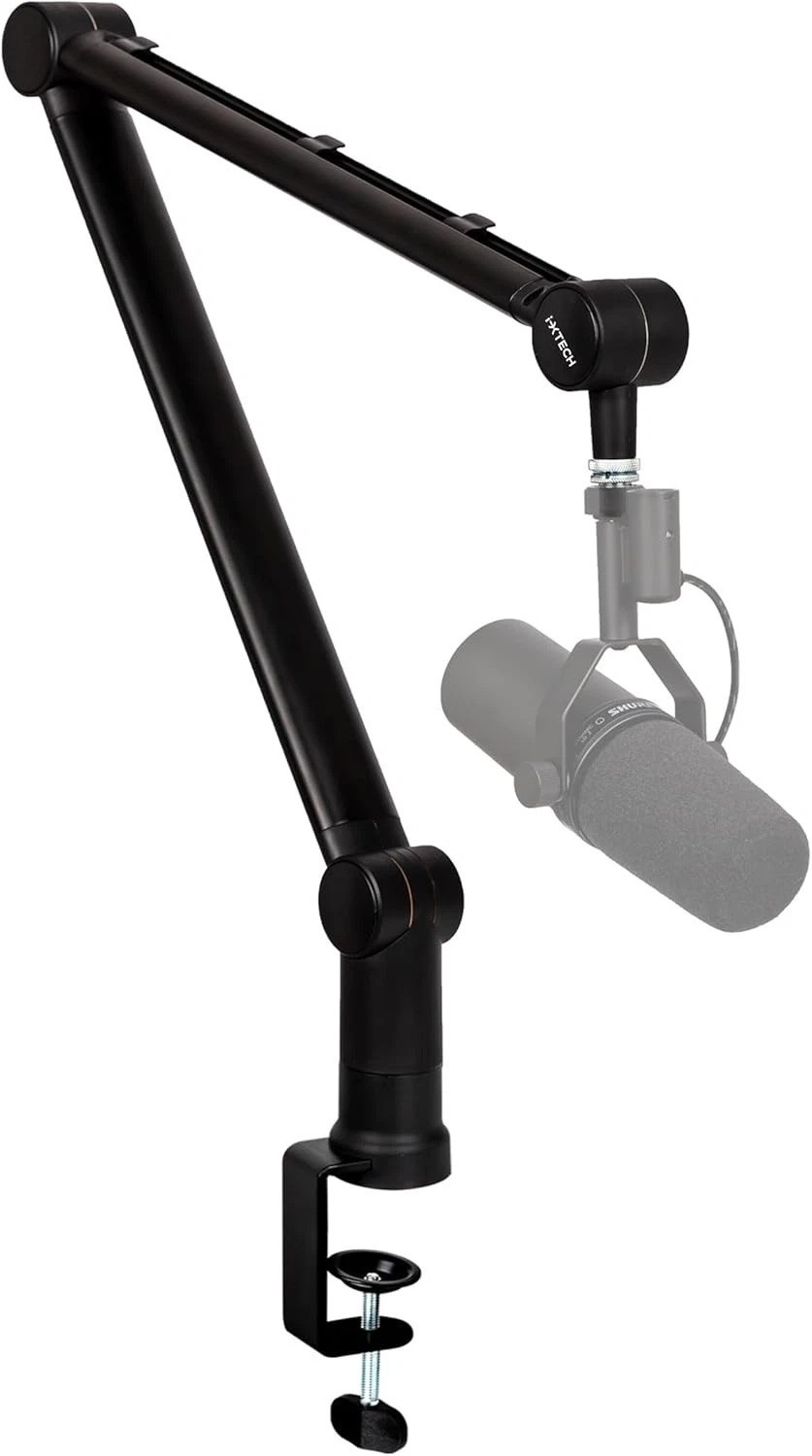 Boom Arm - Adjustable 360° Rotatable Microphone Sturdy Stainless Steel Mic De...