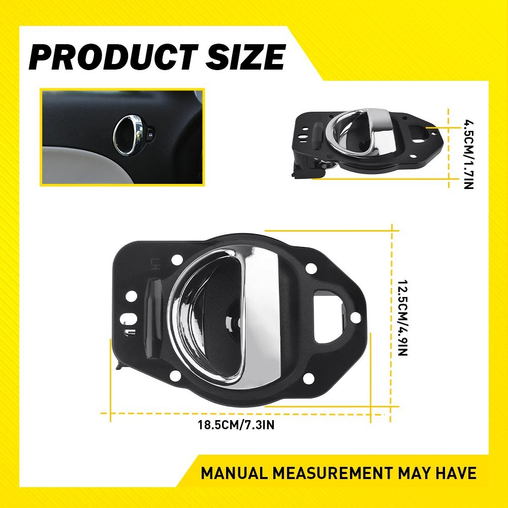 Interior Handle Door Inside Plastic Left Driver Side For 2006-2011 Chevrolet HHR