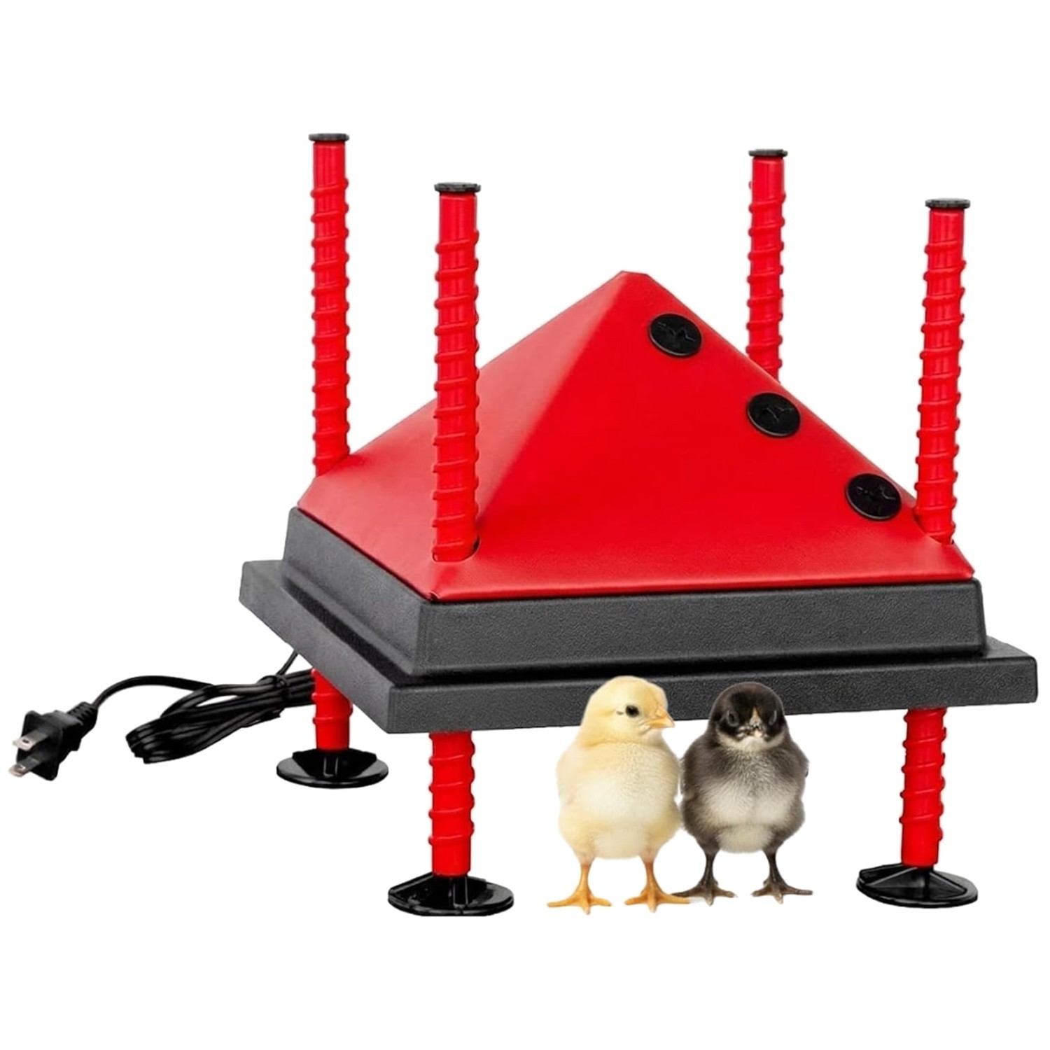 Adjustable 15-Watt Chick Brooder Heat Plate - Energy-Saving