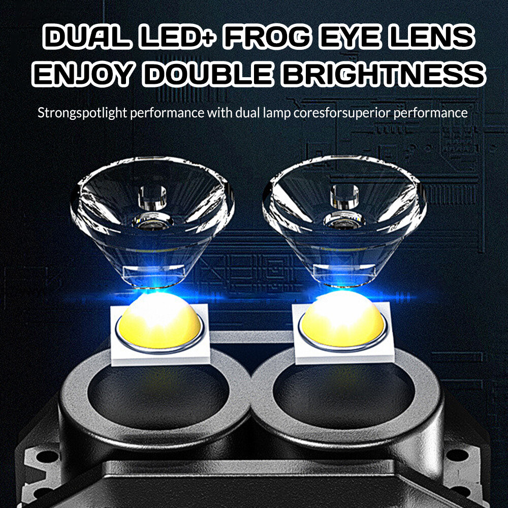 2PCS Rechargeable Mini EDC Keychain Flashlight Compact Pocket COB Light Night