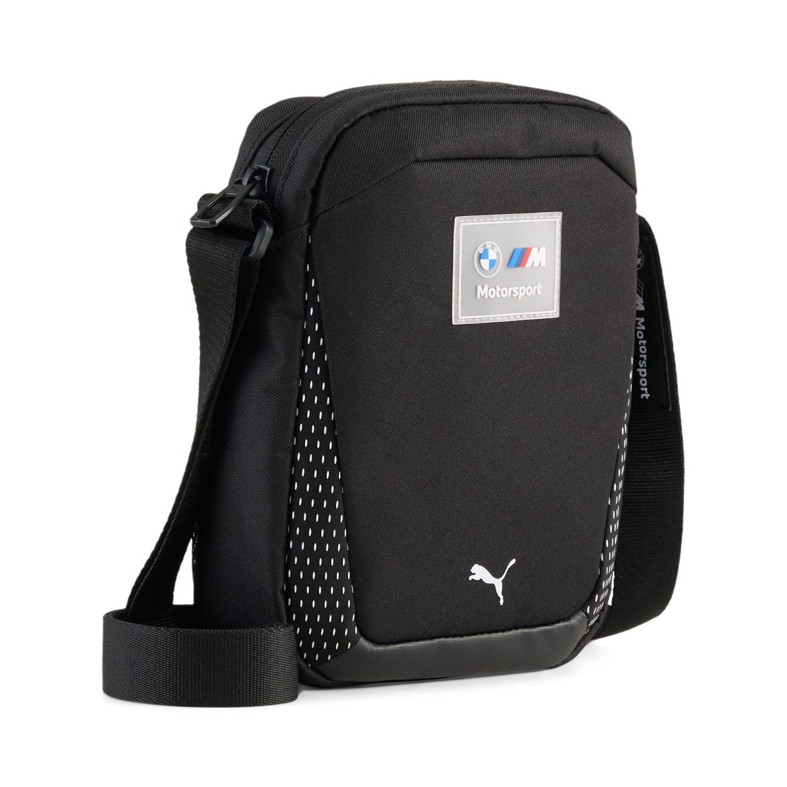 BMW Motorsport 2026 Official PUMA Teamwear Racing Shoulder Portable Bag Black