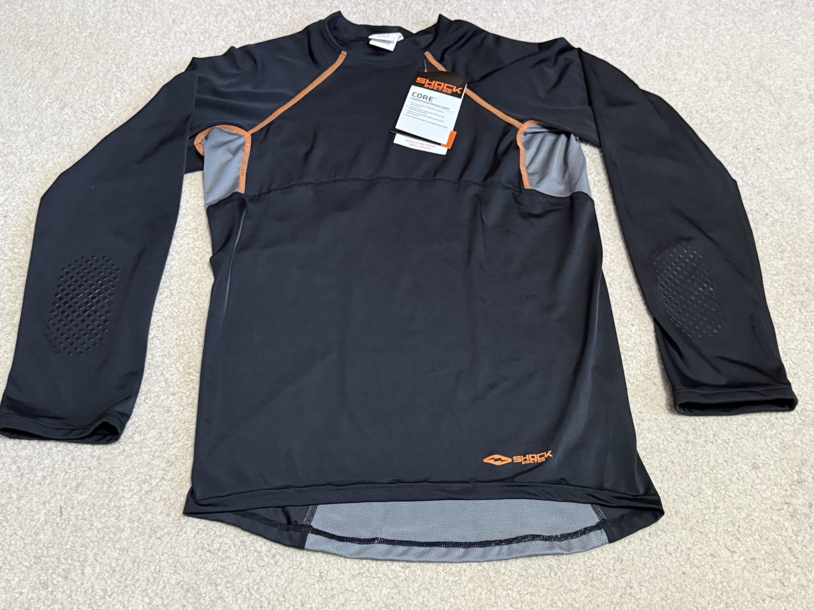 Shock Doctor Hockey Core Compression Shirt Men’s Large New NWT Black
