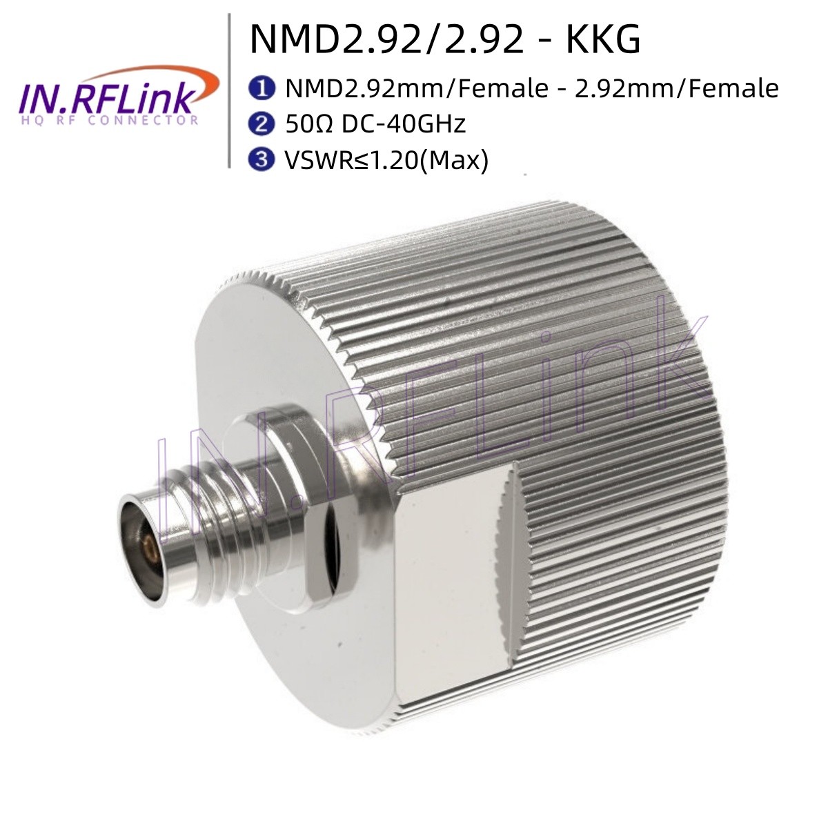 NMD 2.92mm/f - 2.92mm/f Adapter for vector Network Analyzer VNA Connector 40GHz