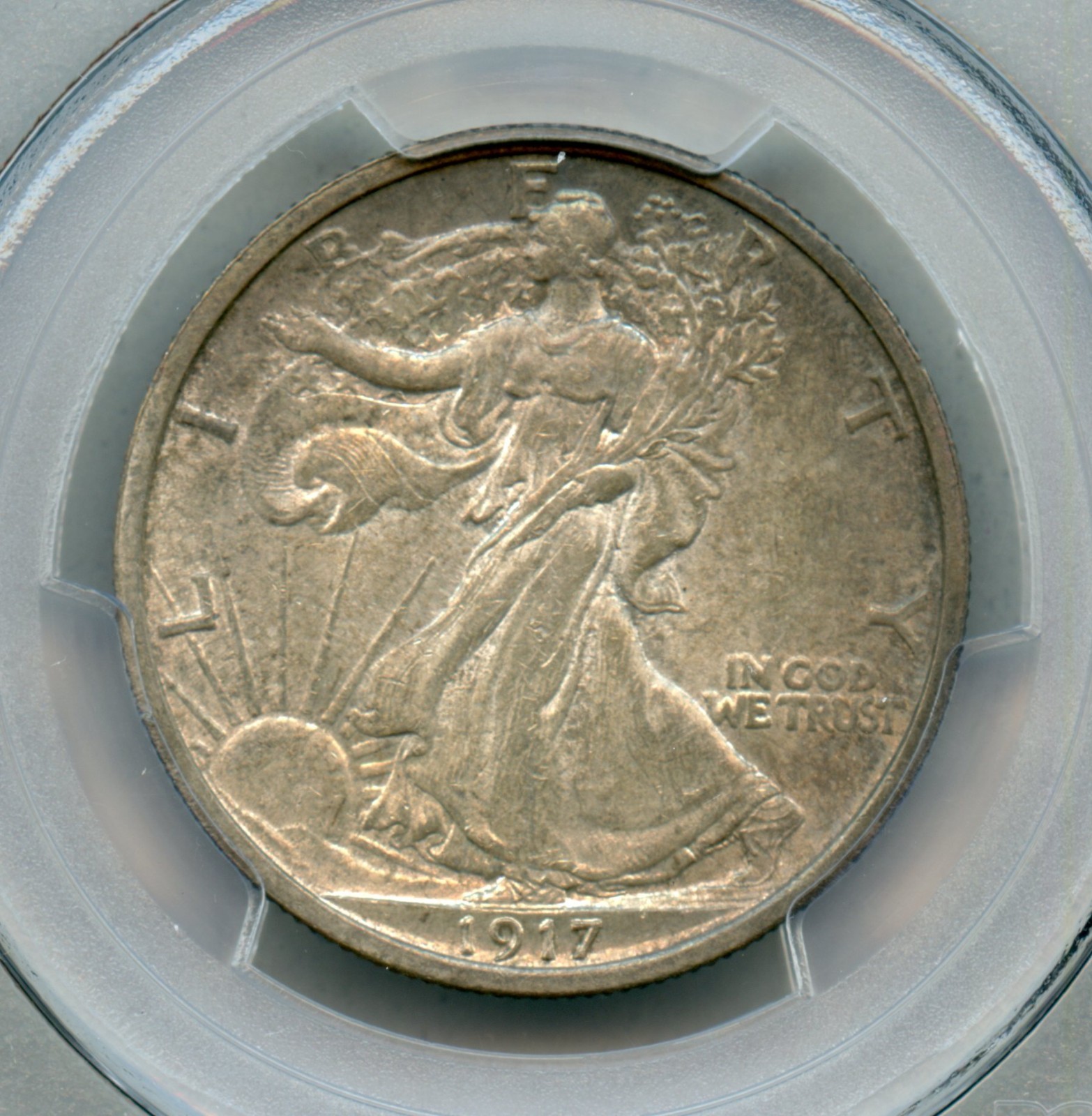 1917 Liberty Walking Silver Half Dollar PCGS MS 62