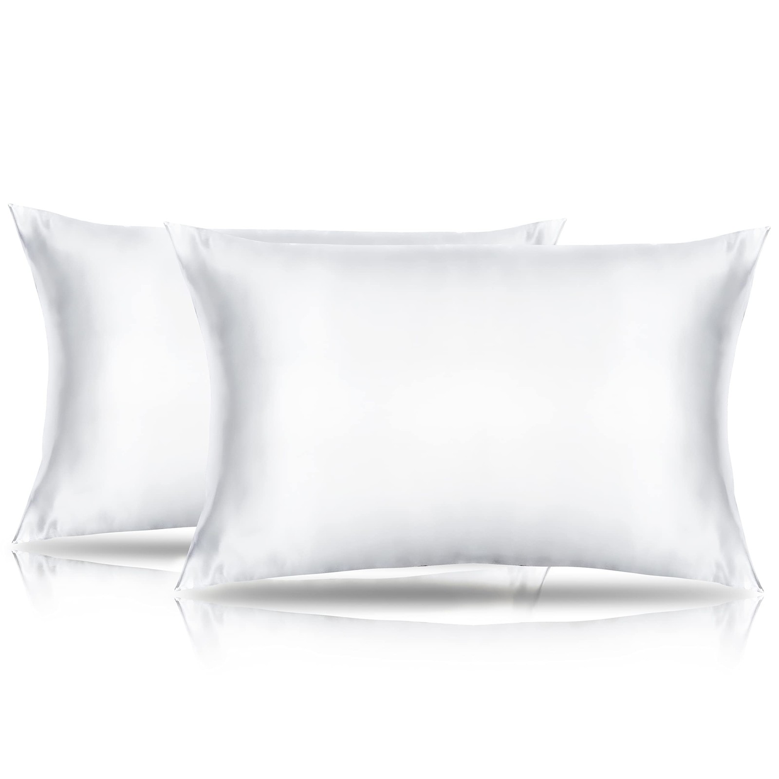 Small Pillow Cases 2 Pack Mini 14x20 Breathable Toddler, White