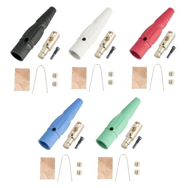 (5 Pack) Marinco CLS40MB-ABCDE Male Inline Camlok Connectors 2/0-4/0 AWG, 400a