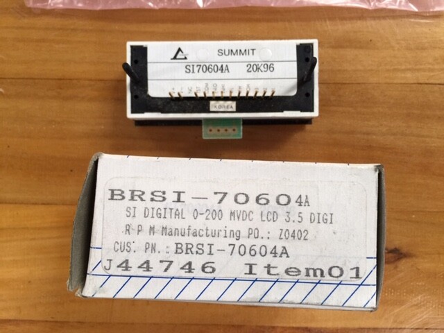 Summit Group Digital Panel Meter SI70604A 20K96 0-200 MVDC LCD 3.5