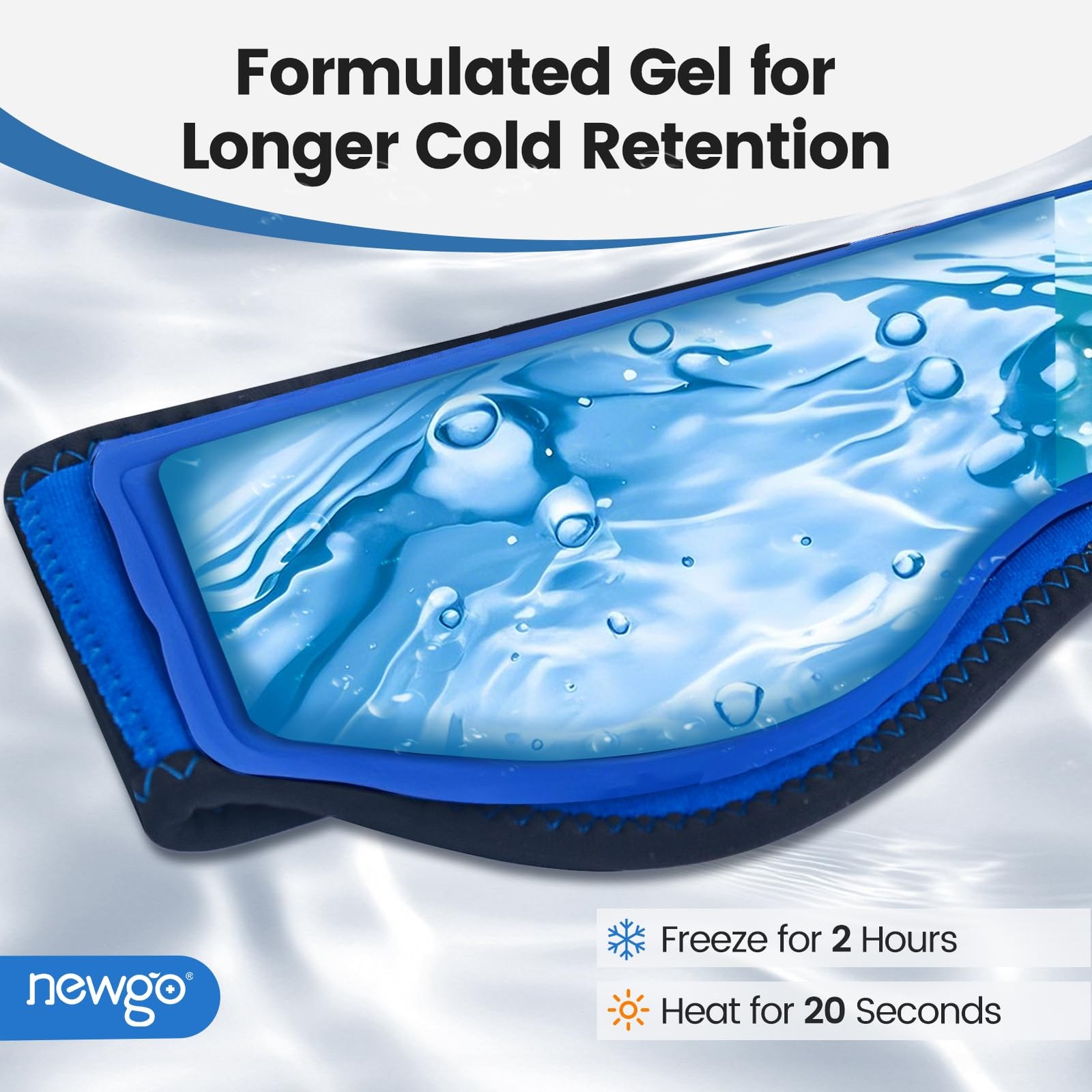 Headache Ice Pack Head Wrap FSA Eligible Cold Pack Ice Therapy Relief Tension