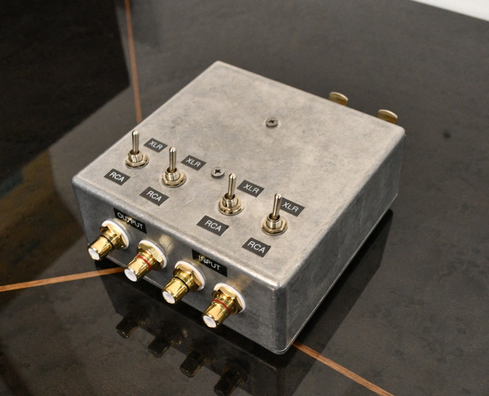TAMURA TPAS-203 input transformer 600ohm:10Kohm XLR - RCA CD/Line transformer